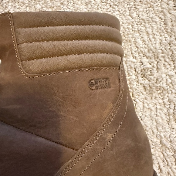 Merrell Women’s Tan Lace Up Wedge Winter/Hiking Ankle Booties Size 8.5 - Picture 3 of 16